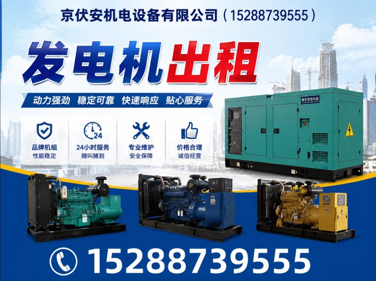 恩施柴油发电机组出租展示图