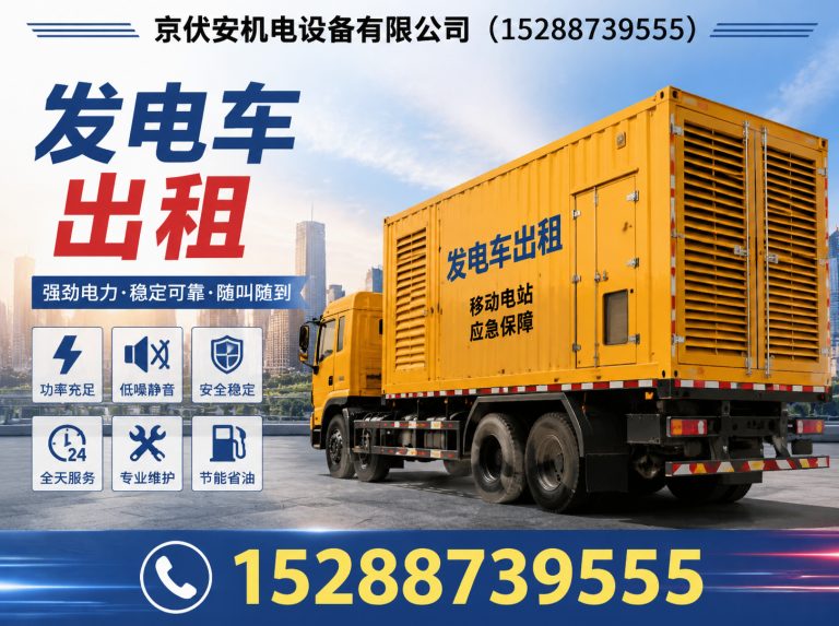 恩施静音发电车租赁展示图